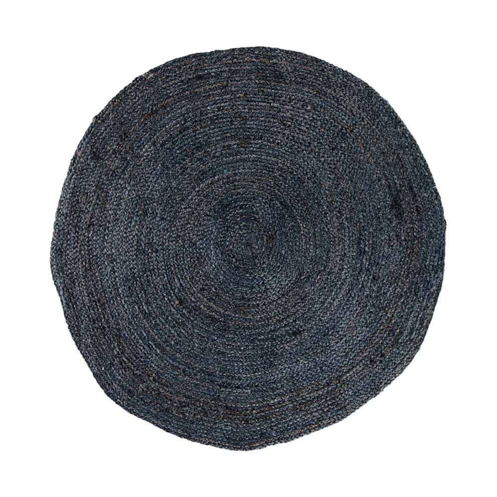 Tmavosivý okrúhly koberec House Nordic Bombay, ø 150 cm