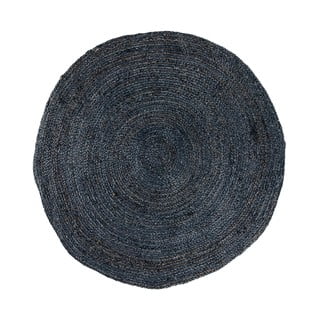 Tmavosivý okrúhly koberec House Nordic Bombay, ø 150 cm