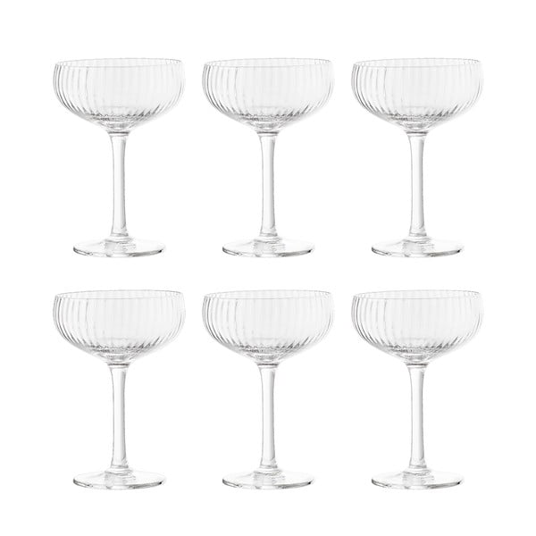 Poháre v súprave 6 ks na sekt 250 ml Astrid – Bloomingville