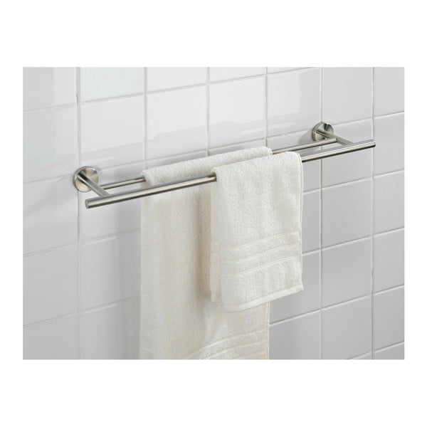 Nástenný držiak na uteráky z nehrdzavejúcej ocele v matne striebornej farbe Bosio – Wenko-image-2