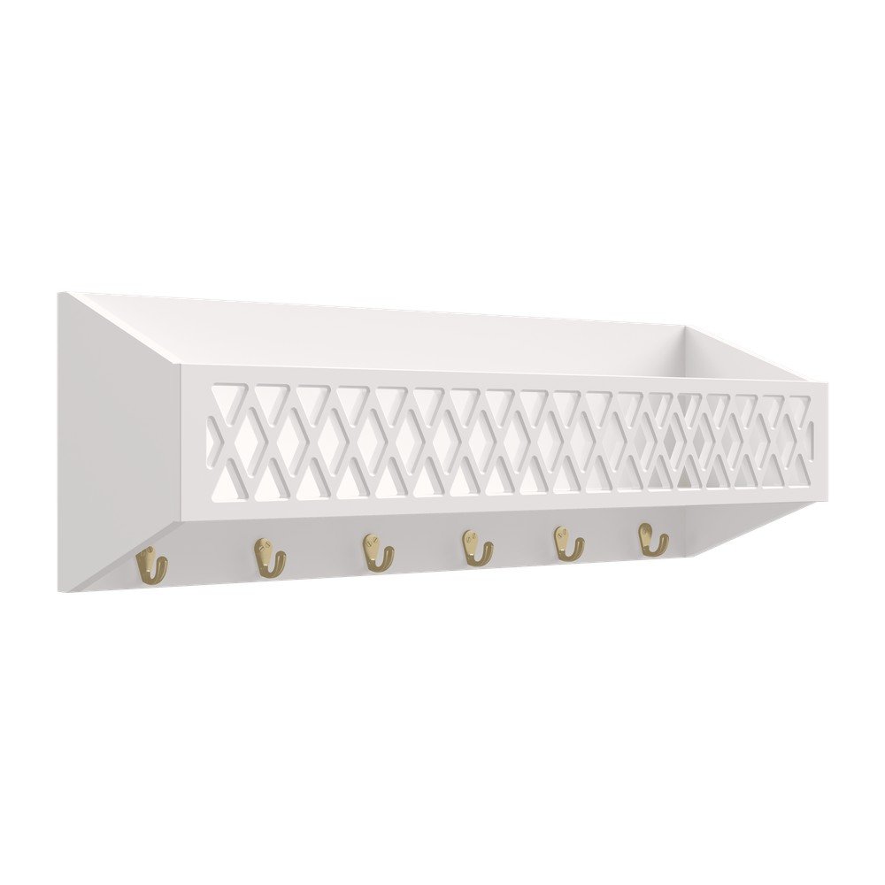 E-shop Biely nástenný detský vešiak 75x25 cm Harlequin – Cam Cam Copenhagen