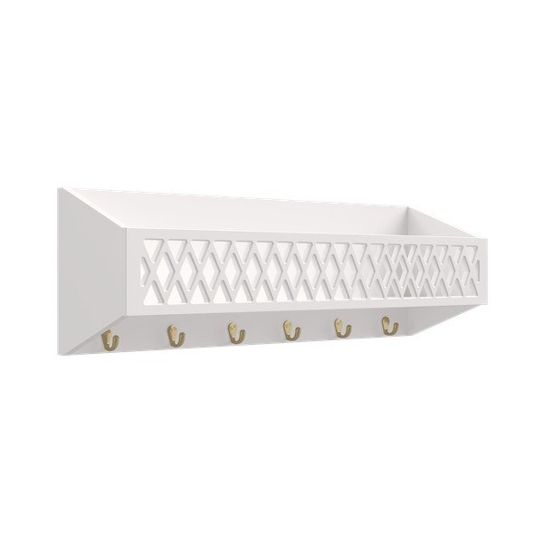 Biely nástenný detský vešiak 75x25 cm Harlequin – Cam Cam Copenhagen