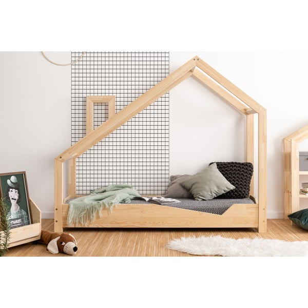 Domčeková posteľ z borovicového dreva Adeko Luna Adra, 100 x 200 cm