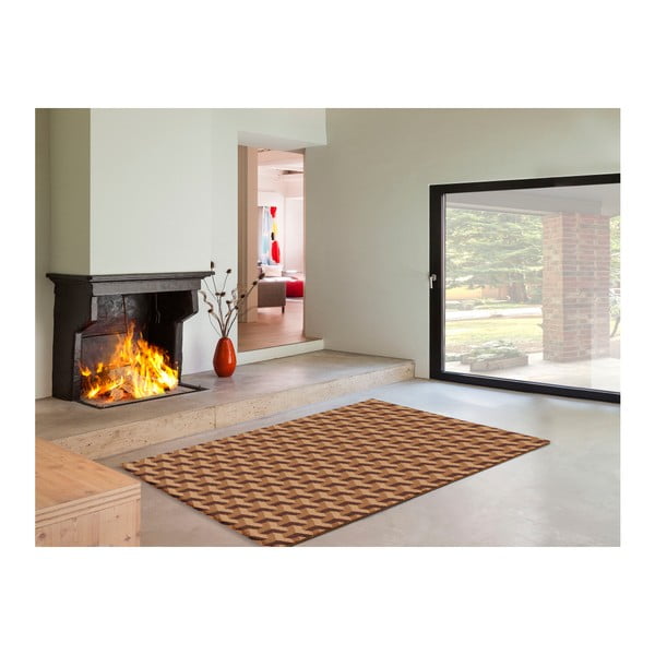 Hnedý koberec Universal Nilo, 133 × 190 cm