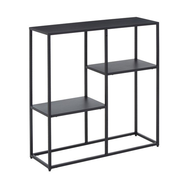 Čierny oceľový regál 80x81x26 cm Acero – Premier Housewares