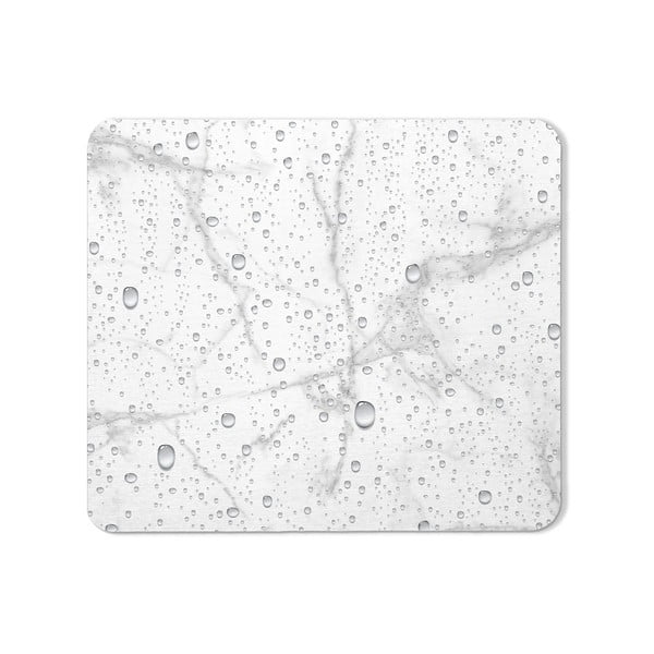 Bielo-sivá kúpeľňová predložka z kremeliny 35x45 cm Aqua – douceur d'intérieur