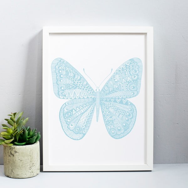 Plagát Karin Åkesson Design Butterfly Blue, 30x40 cm