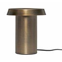 Hnedá kovová stolná lampa Keen - Hübsch