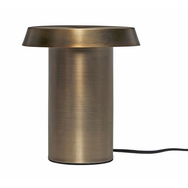 Hnedá kovová stolná lampa Keen - Hübsch