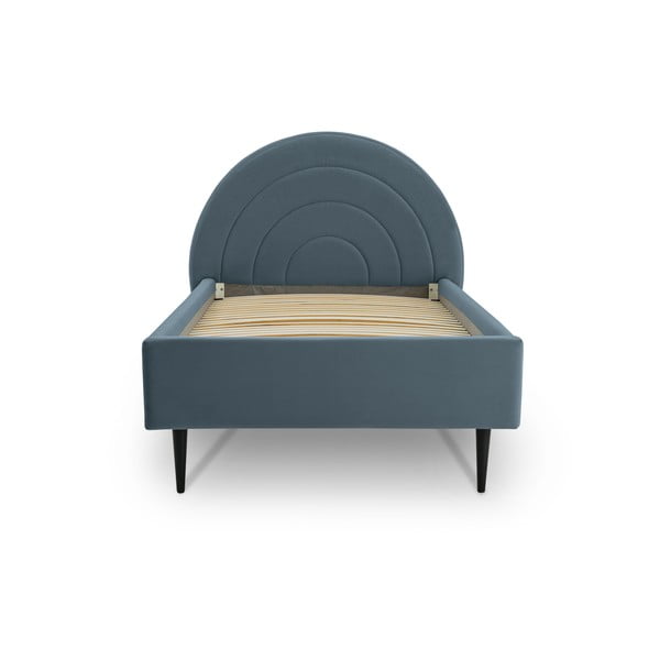 Modrá detská posteľ 90x200 cm Rainbow – Scandic-image-4