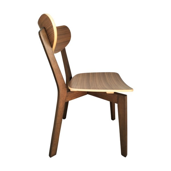 Hnedá jedálenská stolička Roxby – Actona-image-1