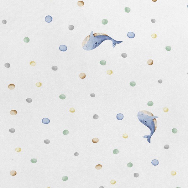 Detská obliečka na vankúš 50x75 cm Baby whale – Happy Friday-image-1