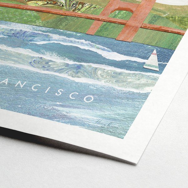 Plagát Travelposter San Francisco II, 30 x 40 cm-image-1