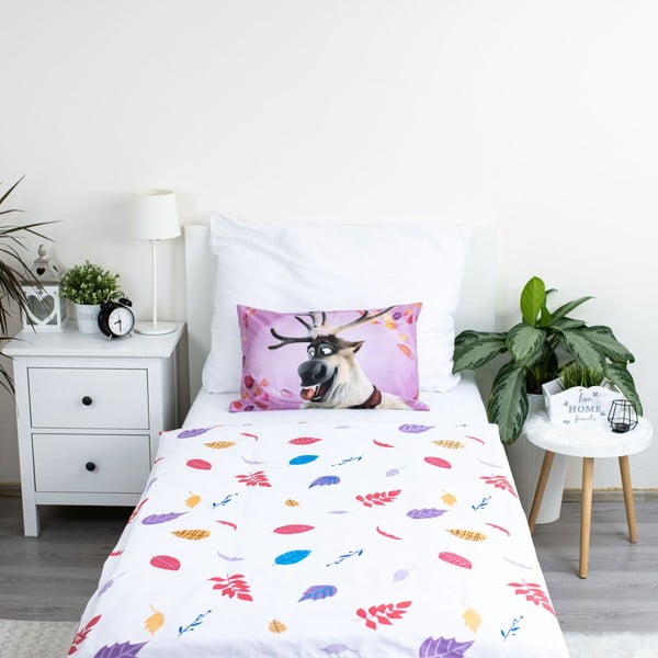 Bavlnené detské obliečky do postieľky 100x135 cm Frozen "Wind" – Jerry Fabrics-image-1