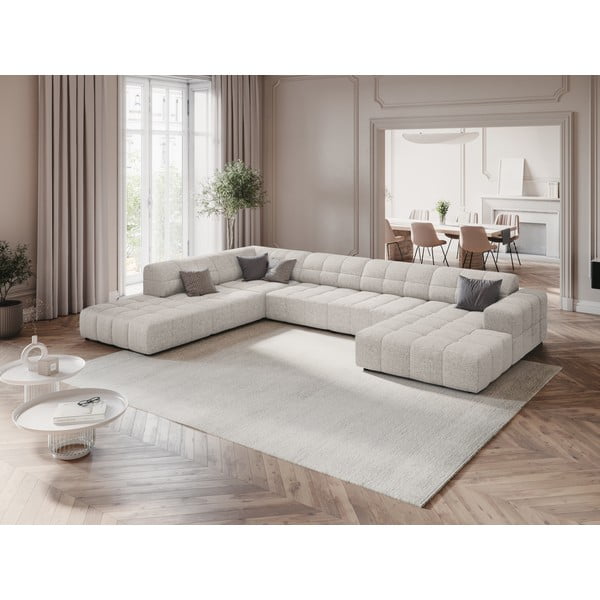 Svetlosivá rohová pohovka (ľavý roh/do "U") Chicago – Cosmopolitan Design-image-1