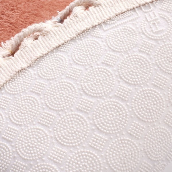 Hnedá kúpeľňová predložka ø 80 cm Tuft – Foutastic-image-3