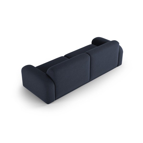 Tmavomodrá zamatová pohovka 242 cm Erin – Micadoni Home-image-4