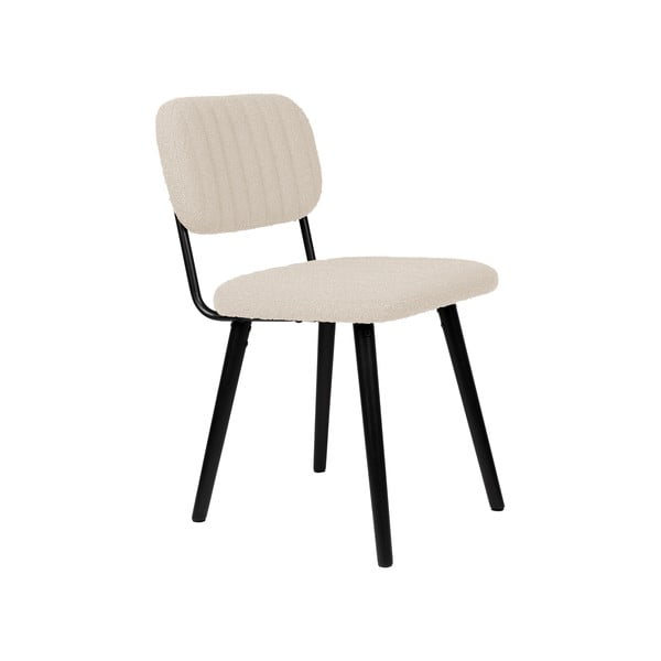 Krémová jedálenská stolička Jake – White Label