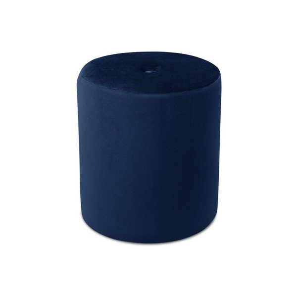 Modrý puf Mazzini Sofas Fiore, ⌀ 40 cm-image-2