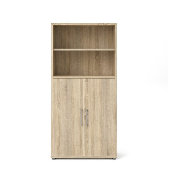 Modulárna knižnica v dekore duba v prírodnej farbe 89x189 cm Prima – Tvilum-image-4