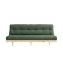 Variabilná pohovka Karup Design Lean Raw Olive Green