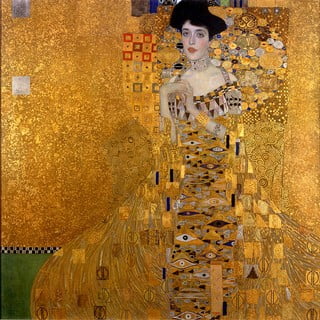 Reprodukcia obrazu Gustav Klimt Adele Bloch-Bauer I, 45 x 45 cm