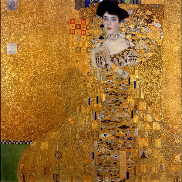 Reprodukcia obrazu Gustav Klimt Adele Bloch-Bauer I, 90 × 90 cm