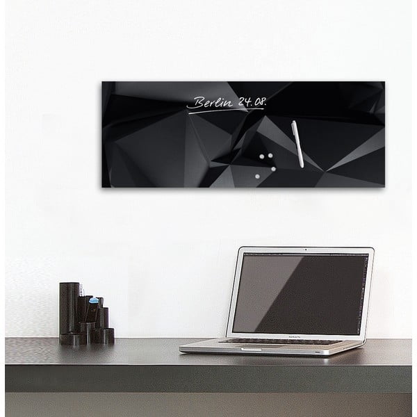 Magnetická tabuľa Graphite Crystal, 30 x 80 cm
