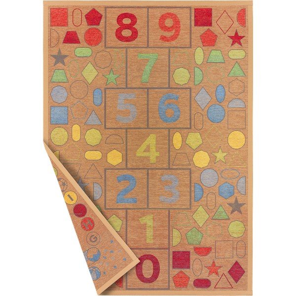 Hnedý obojstranný detský koberec Narma Tähemaa, 160 x 230 cm-image-2