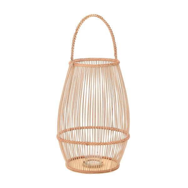 dekoratívny Lampáš z bambusu InArt, ⌀ 30 cm
