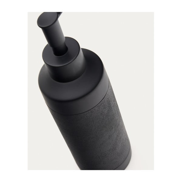 Čierny dávkovač mydla z polyresínu 420 ml Sisel – Kave Home-image-4