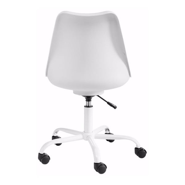 Biela nastaviteľná kancelárska stolička Støraa Dan-image-4