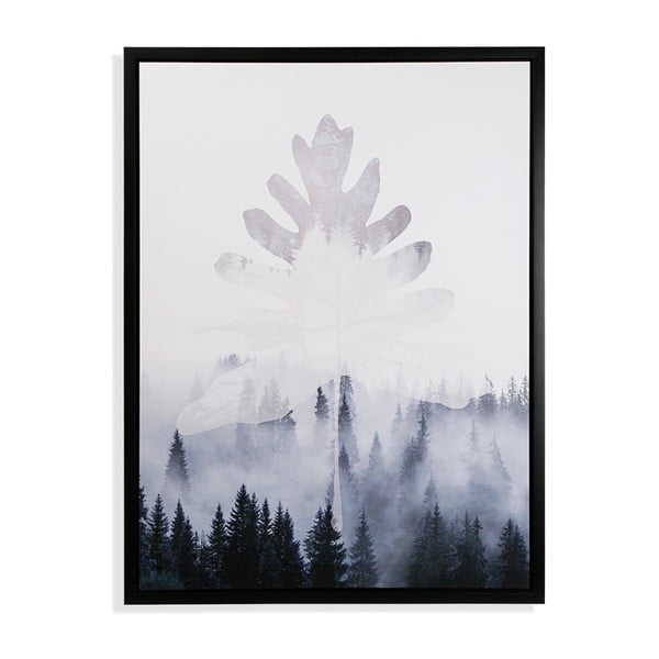 Obraz Versa Leaf Cloudy Forest, 60 × 80 cm