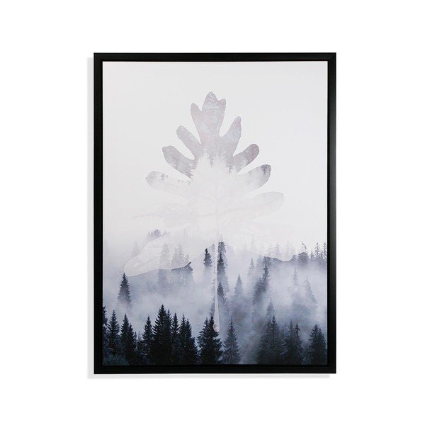 Obraz Versa Leaf Cloudy Forest, 60 × 80 cm
