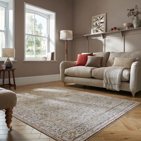 Koberec v prírodnej farbe 120x160 cm Meena Vintage – Flair Rugs-image-2