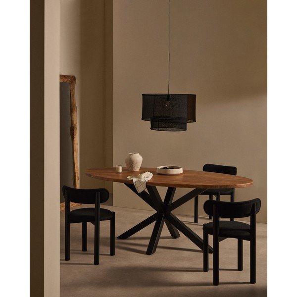 Jedálenský stôl s doskou z akácie 100x200 cm Argo – Kave Home-image-2