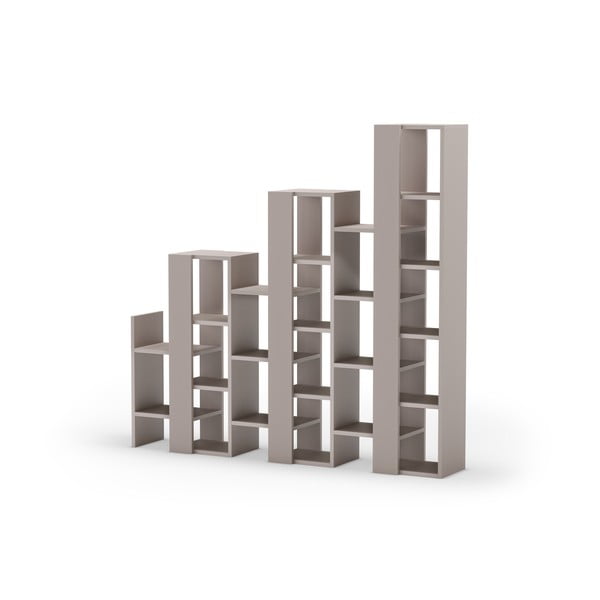 Sivobéžový regál 158x151 cm Anissa – Marckeric-image-2