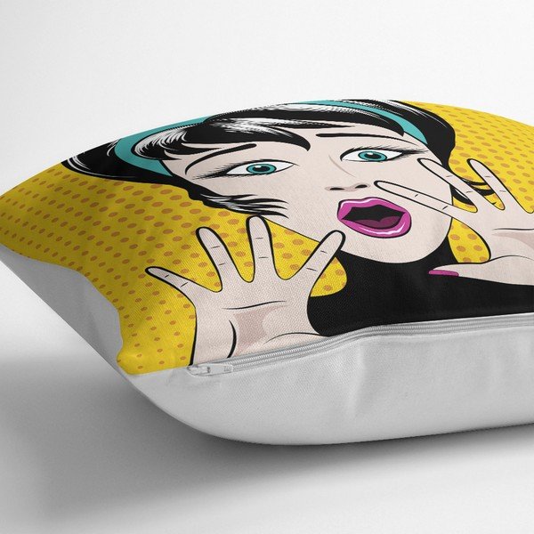 Obliečka na vankúš s prímesou bavlny Minimalist Cushion Covers PopArt Points, 45 × 45 cm-image-1