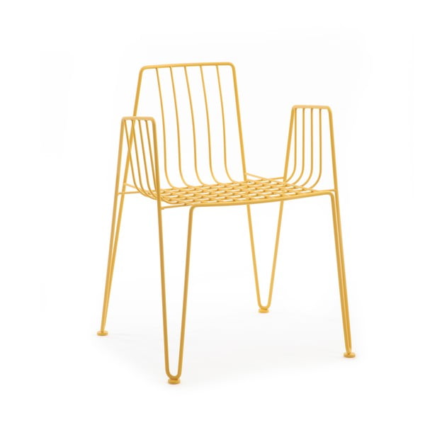 Žltá stolička Mobles 114 Rambla
