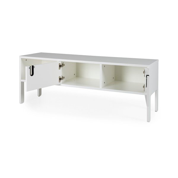 Biely TV stolík Tenzo Uno, šírka 137 cm-image-4