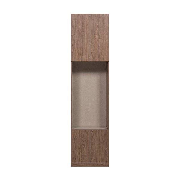Modulárna skrinka v tmavo prírodnej farbe 54x215 cm Build – WOOOD