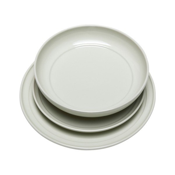 Krémový dezertný tanier z kameniny ø 23 cm Amare – Hübsch-image-4