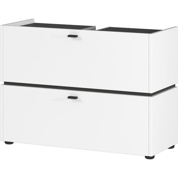 Biela skrinka pod umývadlo 80x59 cm Modesto – Germania-image-1