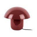 Vínovočervená kovová stolová lampa (výška  25 cm) Fat Mushroom – Leitmotiv