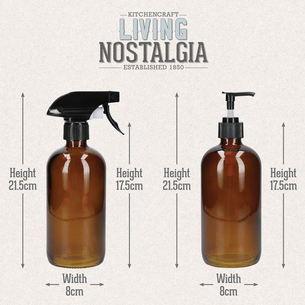 Súprava 2 fliaš čistiaceho prostriedku Kitchen Craft Living Nostalgia-image-1