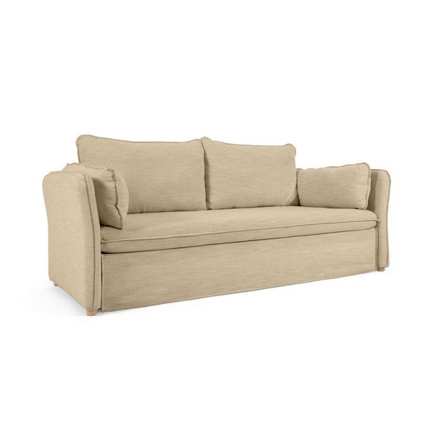 Béžová rozkladacia pohovka 210 cm Tanit – Kave Home-image-2