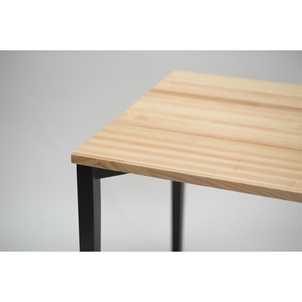 Čierny jedálenský stôl Ragaba TRIVENTI, 80 × 120 cm-image-2