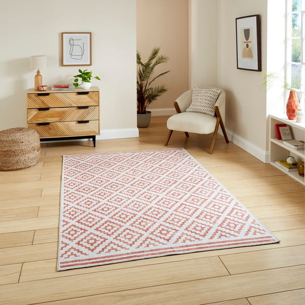 Oranžový prateľný koberec 152x230 cm Coral Orange – Think Rugs-image-1