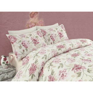 Ružové obliečky na dvojlôžko Care, 200 × 220 cm