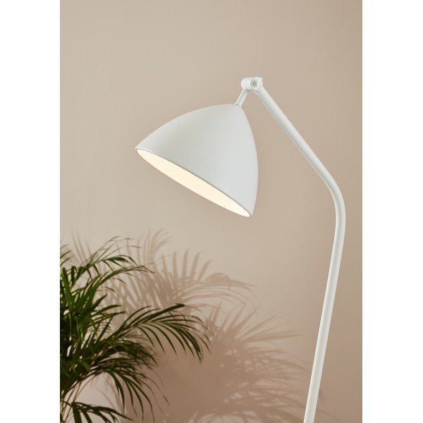 Biela stojacia lampa Markslöjd Dagmar Uno Floor White, výška 1,45 m-image-2